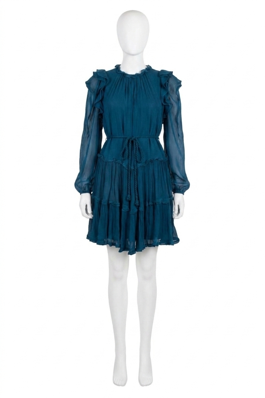 NEW ULLA JOHNSON gaelle dress in sapphire